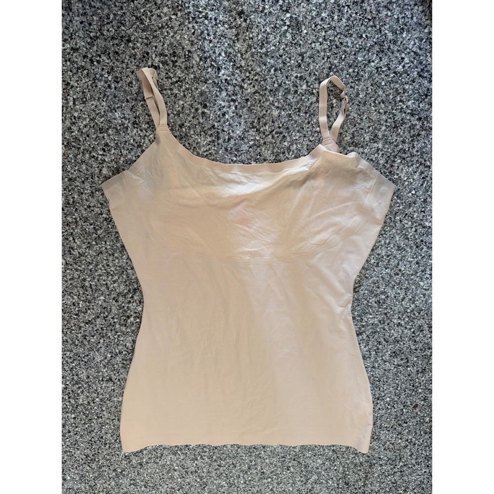 Spanx by Sara Blakely Beige Shapewear Camisole Smoothing Tank Large L/G